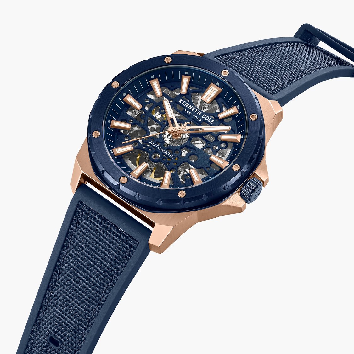 KENNETH COLE Skeleton Automatic Watch - KCWGZ0076702MNW