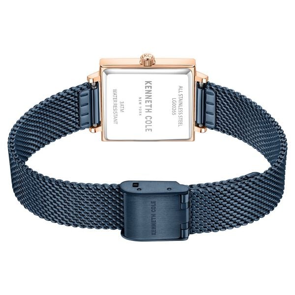 Kenneth Cole Quartz Analog Blue dial Metal Strap Watch for Women