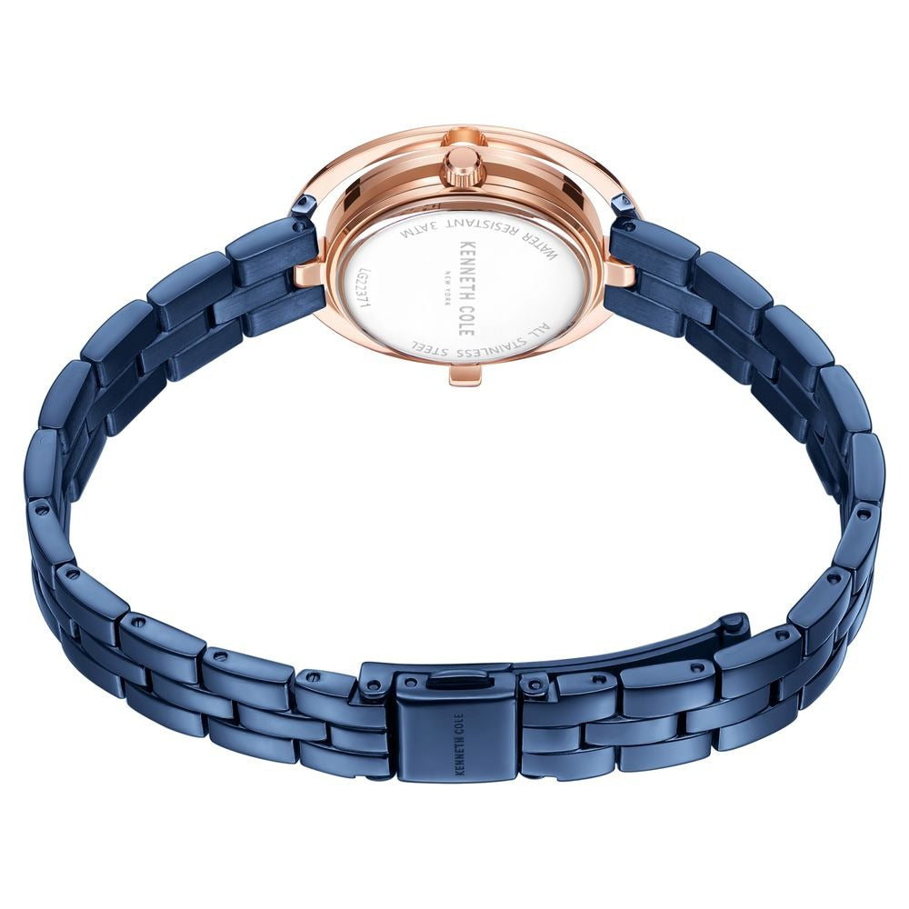 Kenneth Cole Quartz Analog Blue Dial Stainless Steel Strap Watch for Women