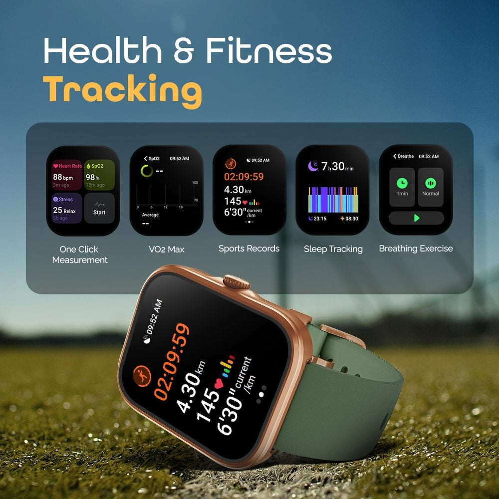 Fastrack Discovery with 4.9 CM AMOLED Display SingleSyncTM BT Calling, Built-in GPS, Running Courses, Running plans