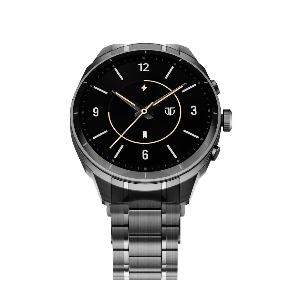 Titan Heritage Premium Smartwatch with All SS Design, 3.6 CM AMOLED Display, BT Calling, Advanced Chipset, Titan Health