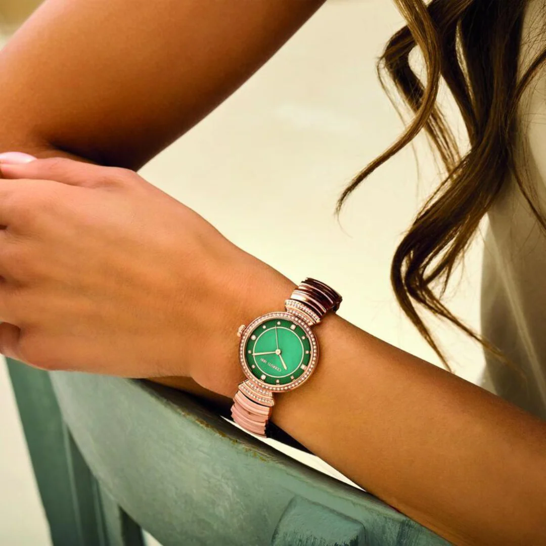 Cerruti 1881 Quartz Analog Mother of Pearl Dial Stainless Steel Strap Watch for Women