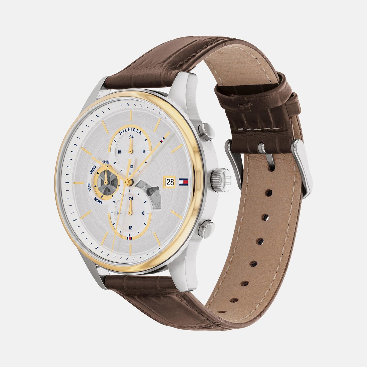 TOMMY HILFIGER Weston Leather Strap Multifunction Watch - NTTH1710501