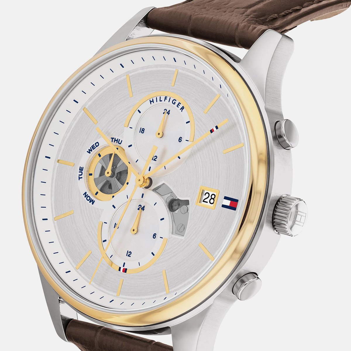 TOMMY HILFIGER Weston Leather Strap Multifunction Watch - NTTH1710501