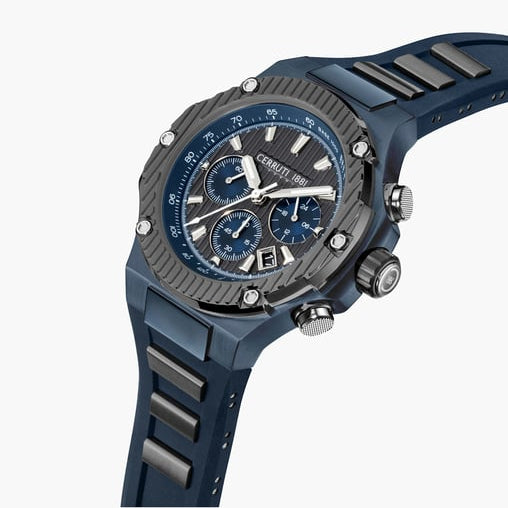CERRUTI 1881 Chronograph Watch with Silicone Strap