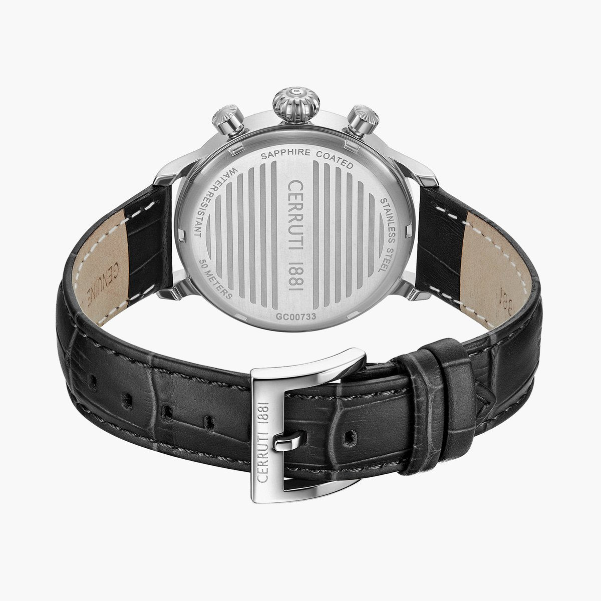 CERRUTI 1881 Chronograph Watch with Leather Strap