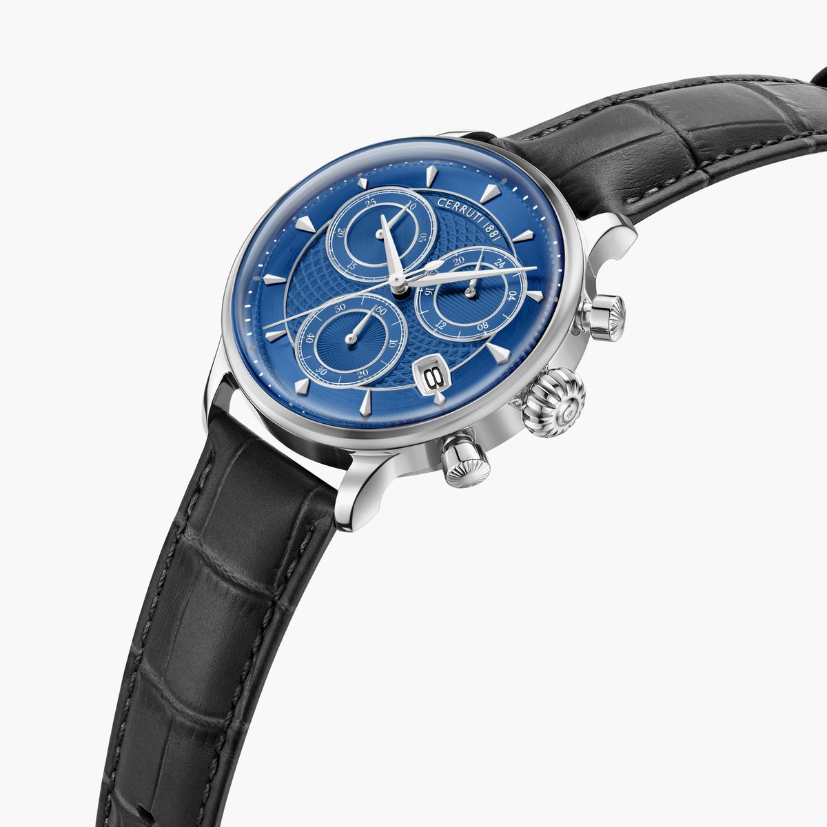 CERRUTI 1881 Chronograph Watch with Leather Strap