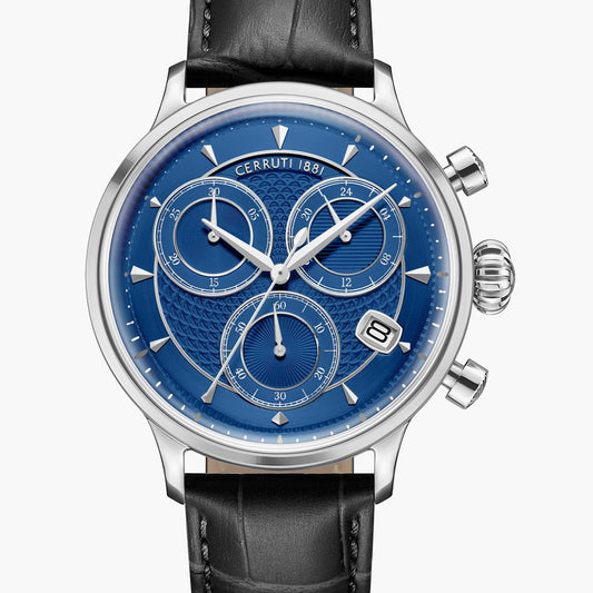 CERRUTI 1881 Chronograph Watch with Leather Strap