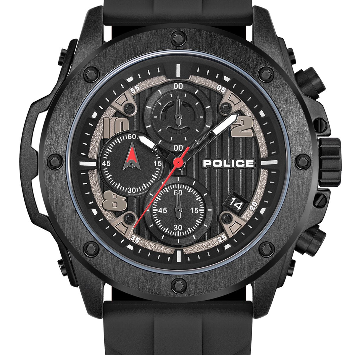 POLICE Clout Orb Round Dial Chronograph Watch