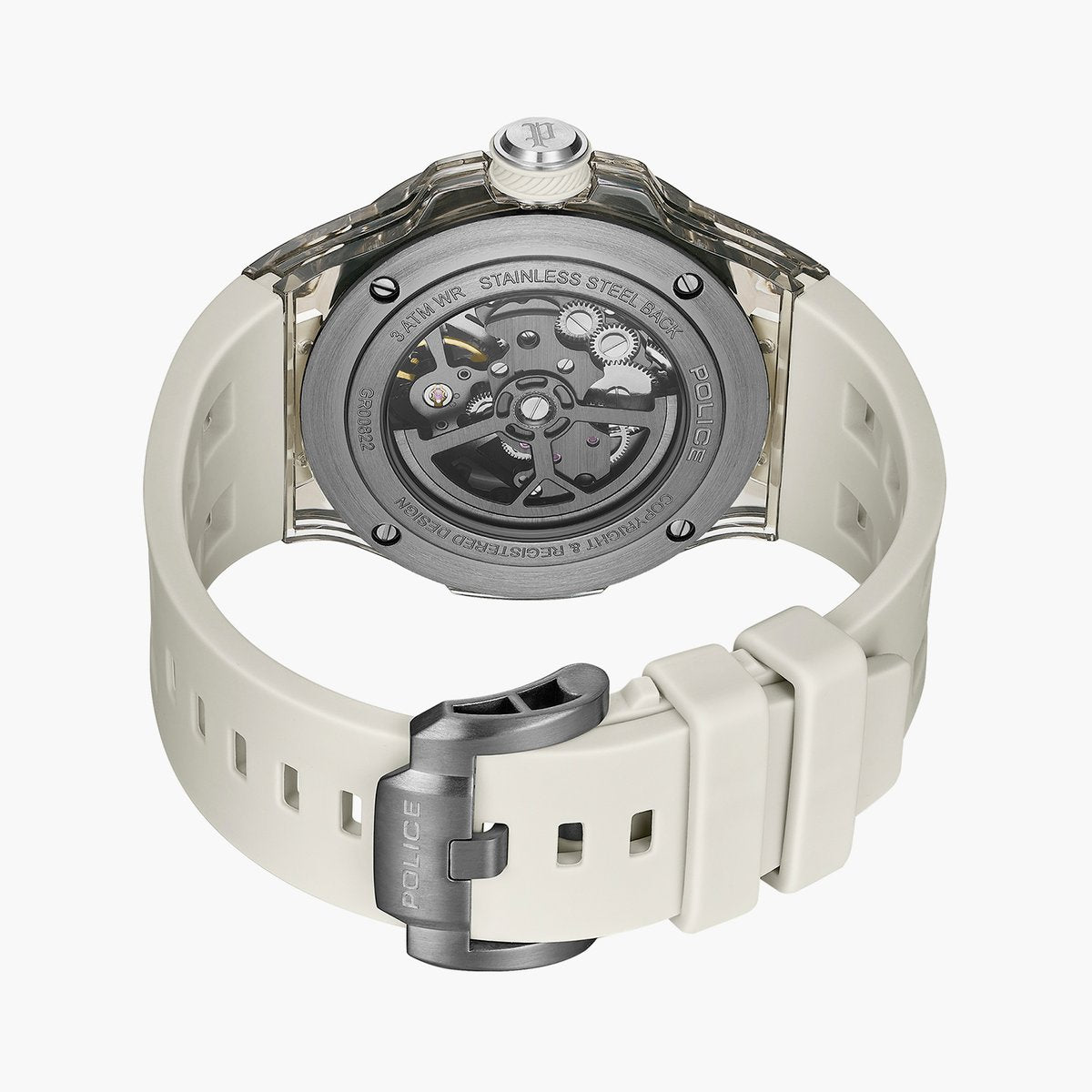 POLICE Cyclone Skeletal Dial Automatic Watch