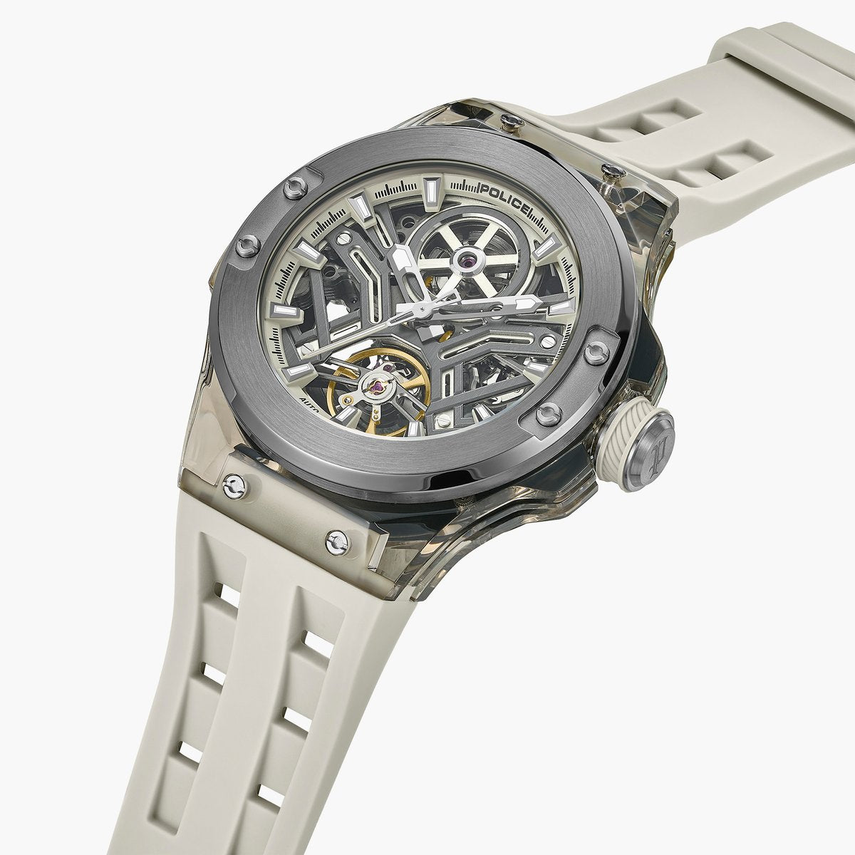 POLICE Cyclone Skeletal Dial Automatic Watch