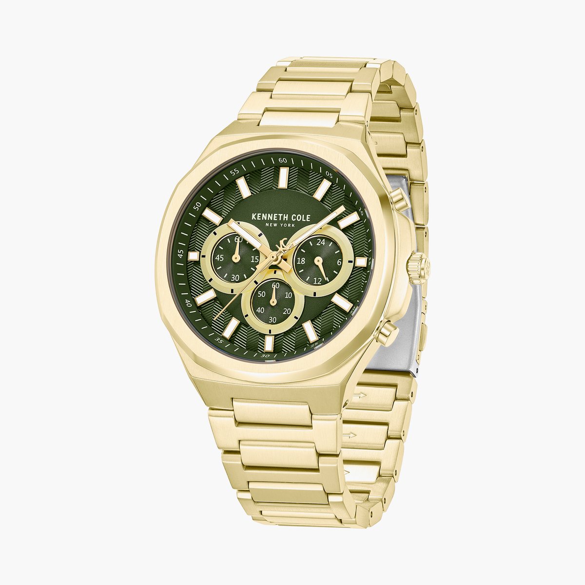 KENNETH COLE Stainless Steel Chronograph Watch - KCWGI2104905MNW