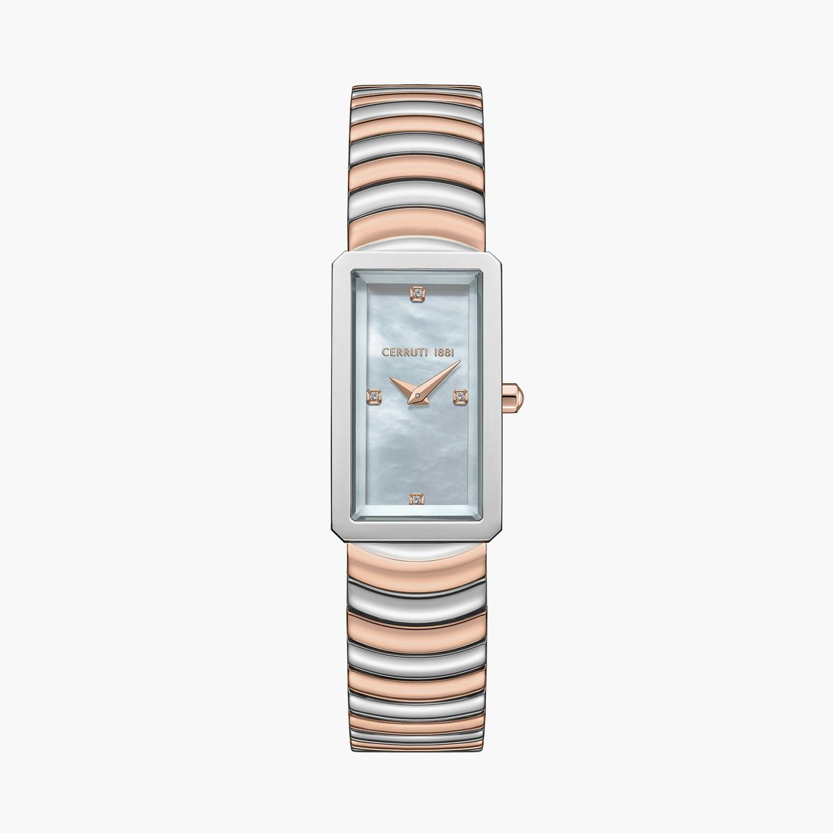 CERRUTI 1881 Vallucciole Embellished Stainless Steel Analog Watch