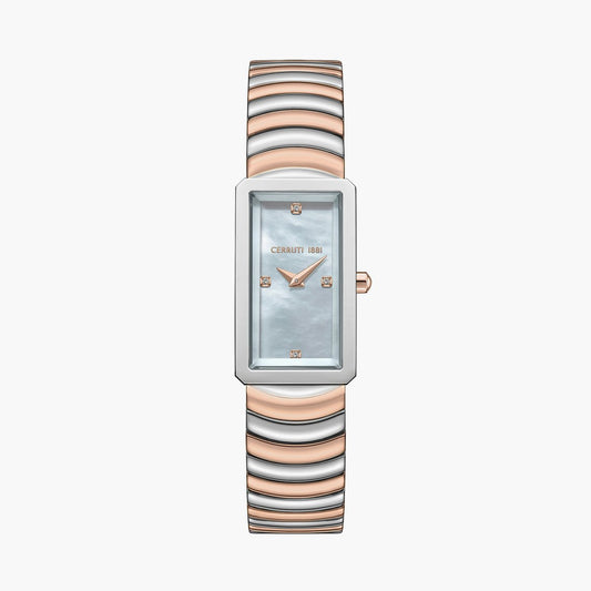 CERRUTI 1881 Vallucciole Embellished Stainless Steel Analog Watch