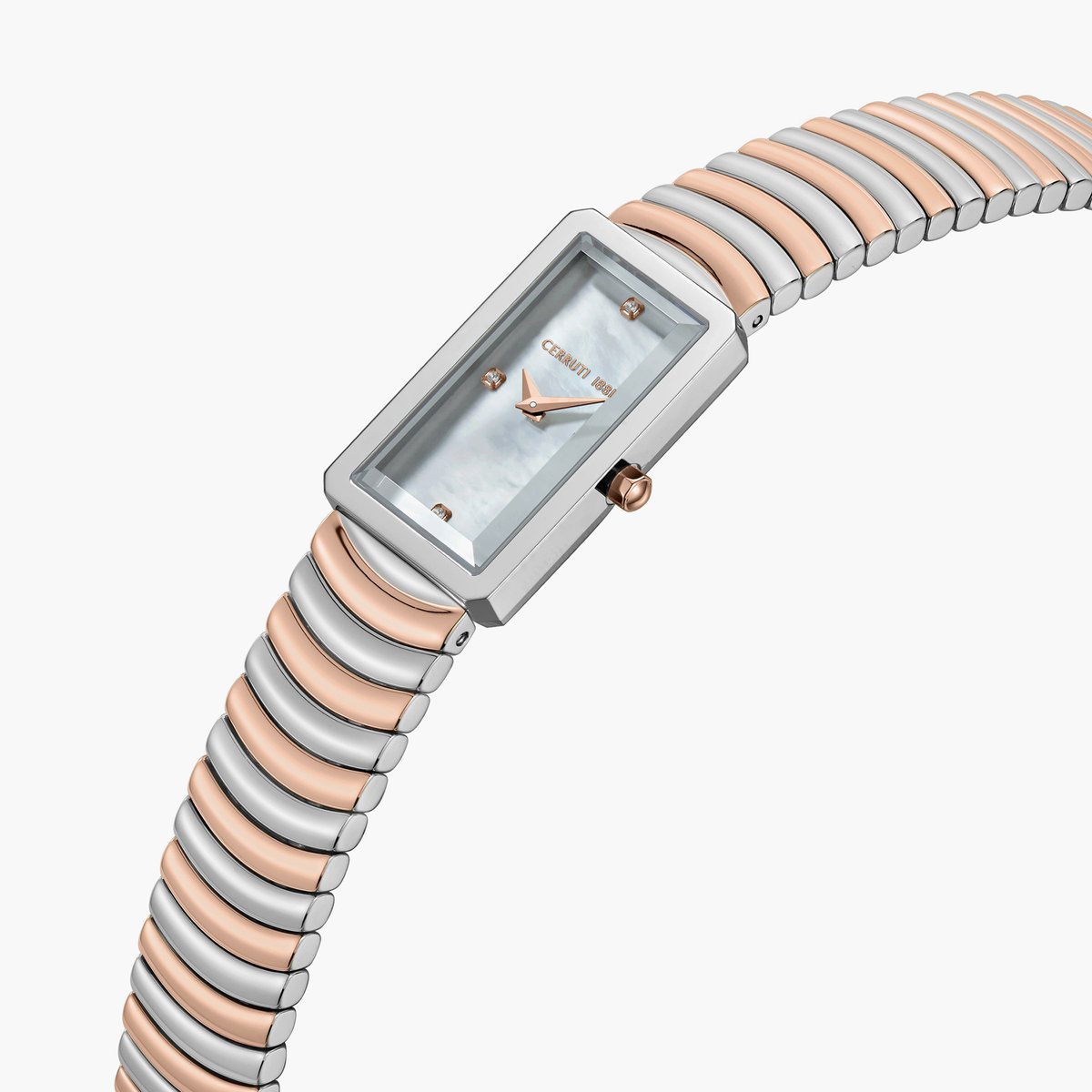 CERRUTI 1881 Vallucciole Embellished Stainless Steel Analog Watch