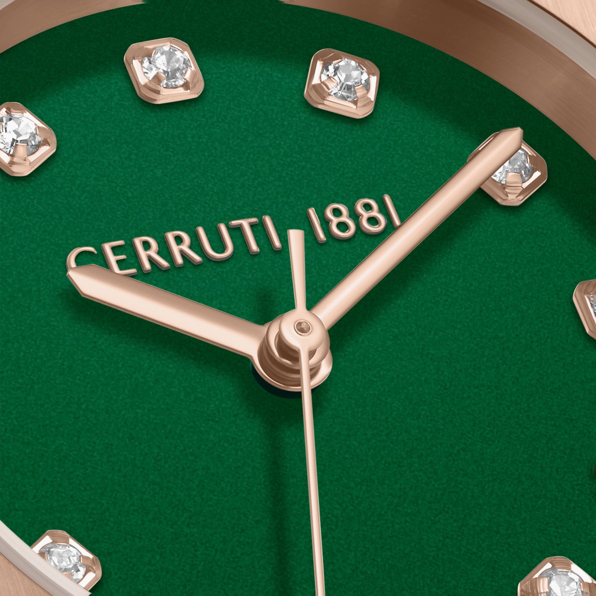 CERRUTI 1881 Lucardo Embellished Stainless Steel Analog Watch