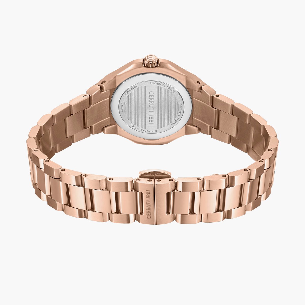 CERRUTI 1881 Lucardo Embellished Stainless Steel Analog Watch