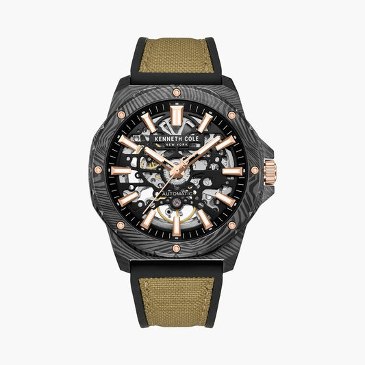 KENNETH COLE Skeleton Automatic Watch - KCWGZ0076703MNW