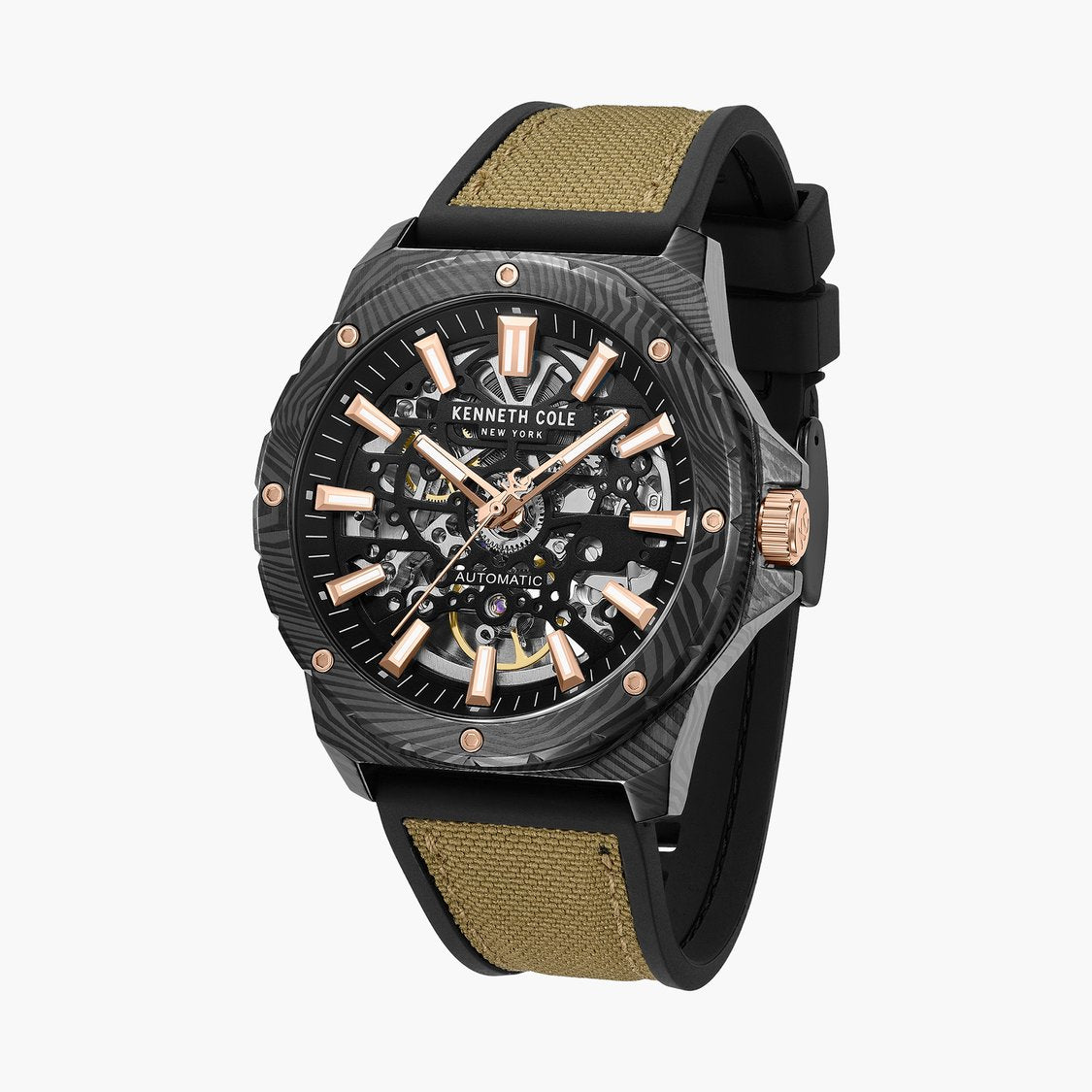 KENNETH COLE Skeleton Automatic Watch - KCWGZ0076703MNW
