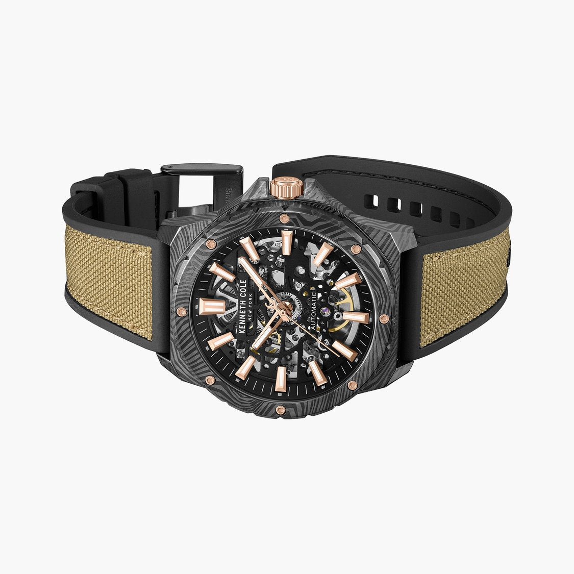 KENNETH COLE Skeleton Automatic Watch - KCWGZ0076703MNW
