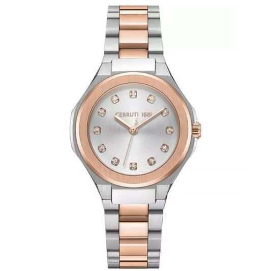 Cerruti stainless steel bi-colour women women watch