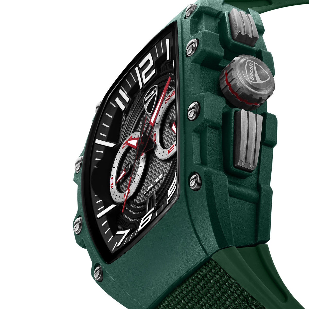 Smoto 44.5 mm Black Dial Silicone Analogue Watch For Men