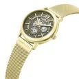Kenneth Cole Automatic Automatic Green Dial Golden Stainless Steel Strap Watch For Men