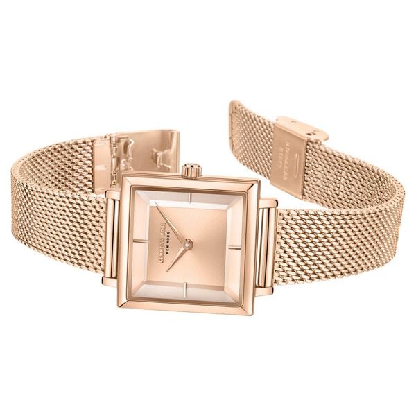 Kenneth Cole Quartz Analog Rose Gold dial Metal Strap Watch for Women