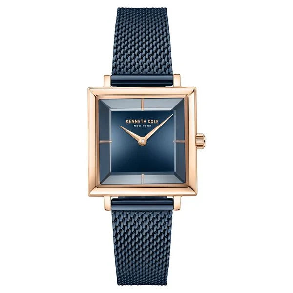 Kenneth Cole Quartz Analog Blue dial Metal Strap Watch for Women