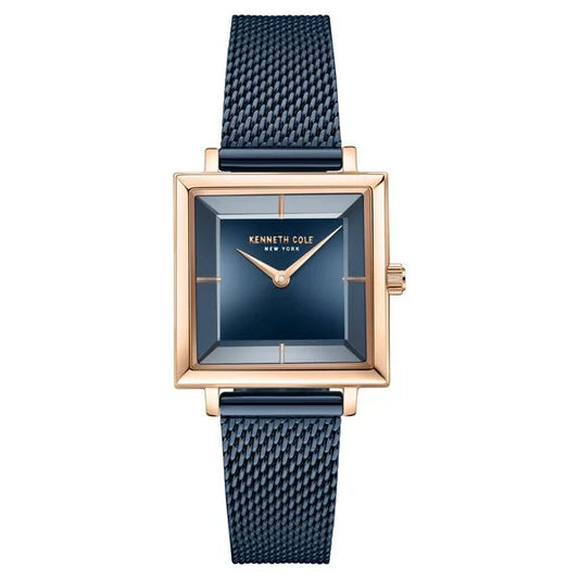 Kenneth Cole Quartz Analog Blue dial Metal Strap Watch for Women