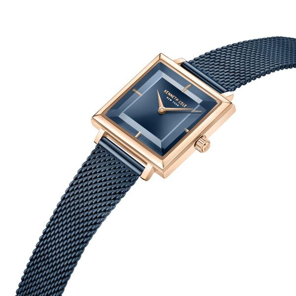 Kenneth Cole Quartz Analog Blue dial Metal Strap Watch for Women