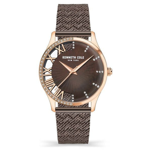 Kenneth Cole Quartz Multifunction Black Dial Black Colour Silicone Strap Watch For Men