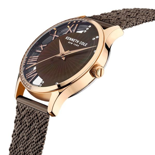 Kenneth Cole Quartz Multifunction Black Dial Black Colour Silicone Strap Watch For Men