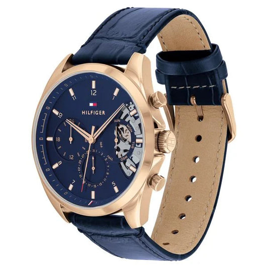 Tommy Hilfiger Quartz Multifunction Blue Dial Watch for Men