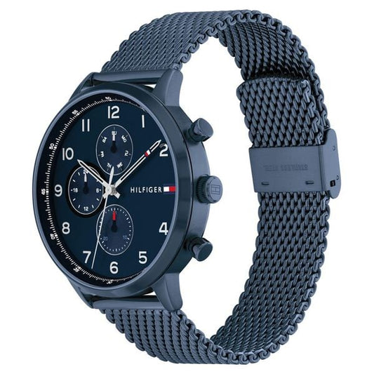 Tommy Hilfiger Multifunction Blue Dial Watch for Men