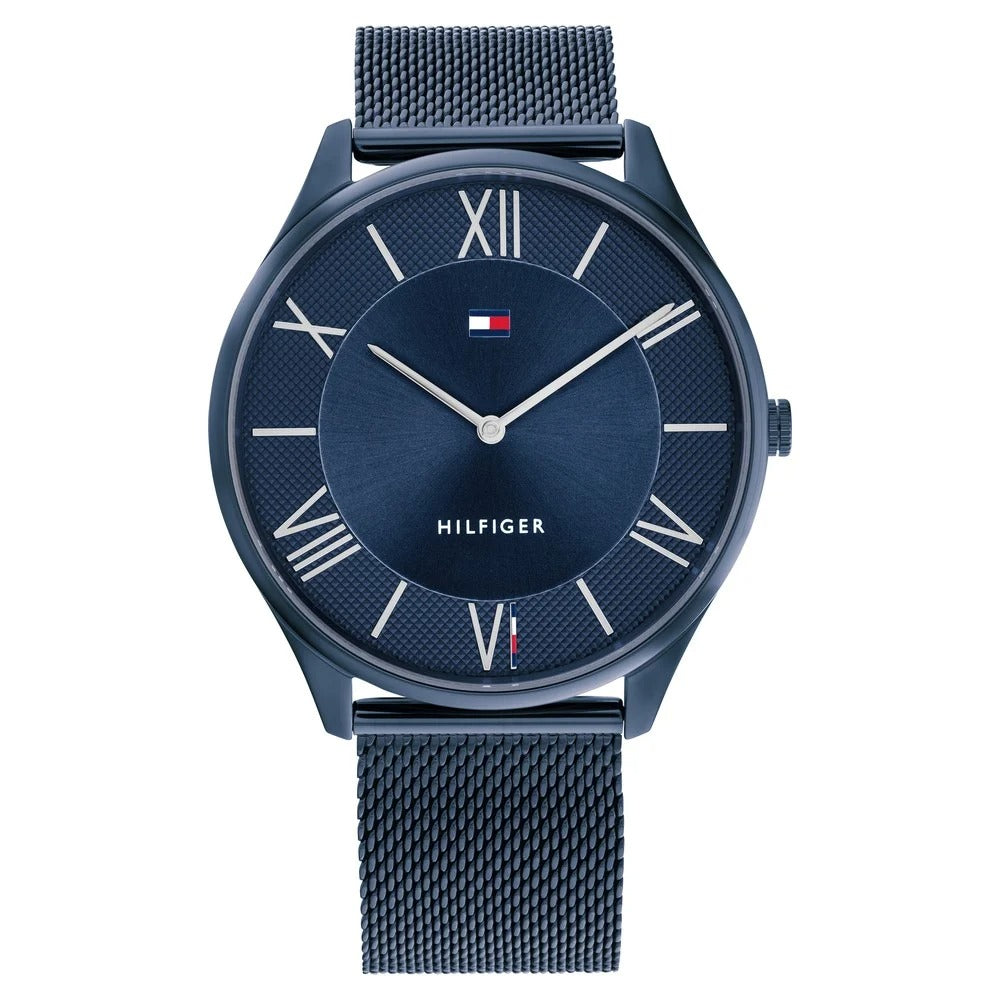 Tommy Hilfiger Blue Dial Blue Stainless Steel Strap Watch for Men