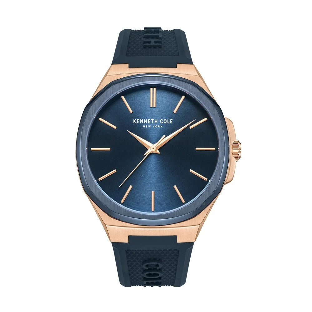 Kenneth Cole Blue Dial Quartz Analog Watch for Men