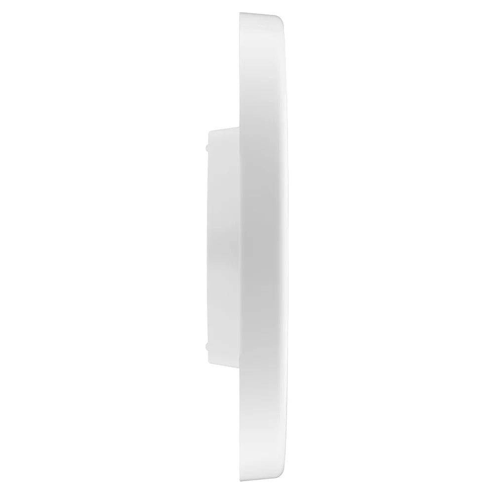 Titan 32.5 cm White-Lume Wall Clock: Stylish Nighttime Illumination