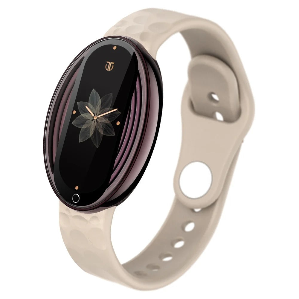Titan Orbis Women Smartwatch with 1.62" AMOLED Display, Luna Wellness, UV/ AQI Index, Animated Watch faces, QR Hub