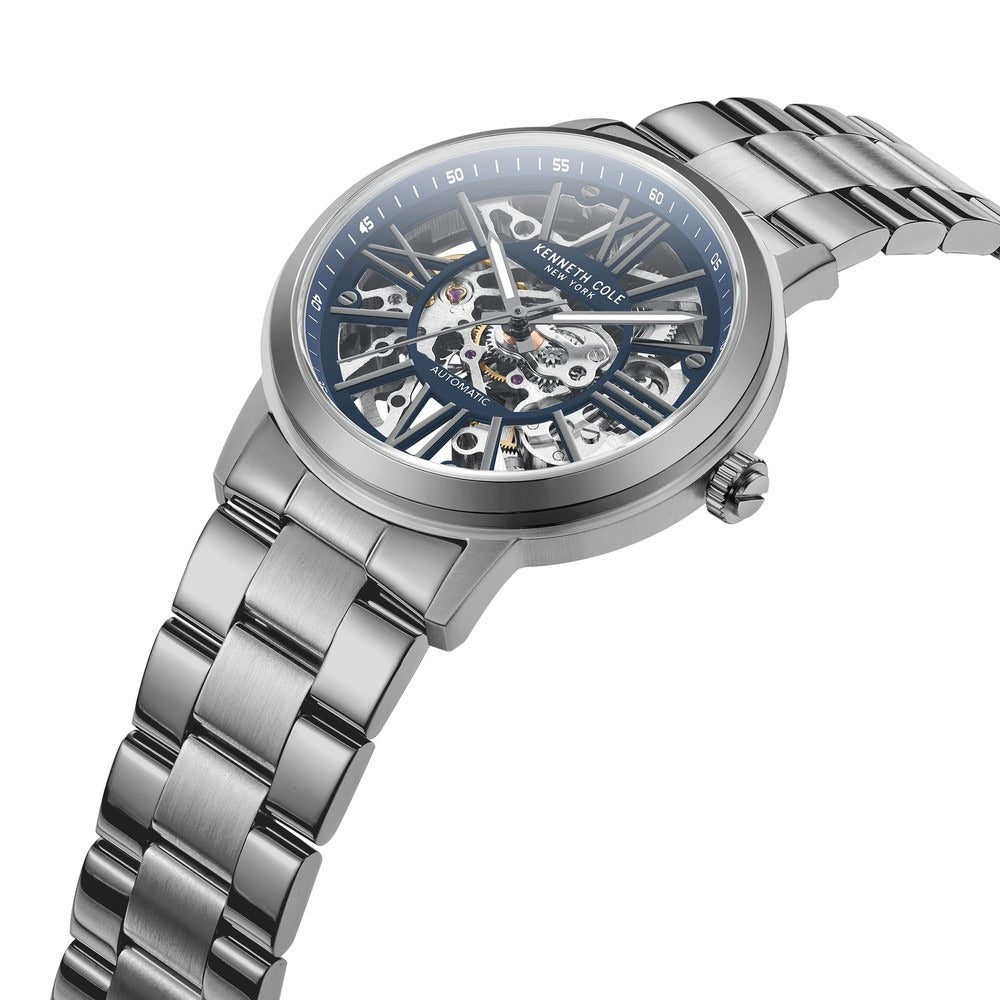 Kenneth Cole Blue Dial Automatic Watch for Men