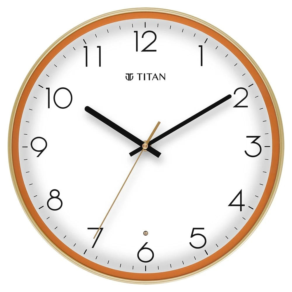 Titan Classic LED Backlit Clock with Silent Sweep Technology 34.5 x 34.5 cm (Medium)