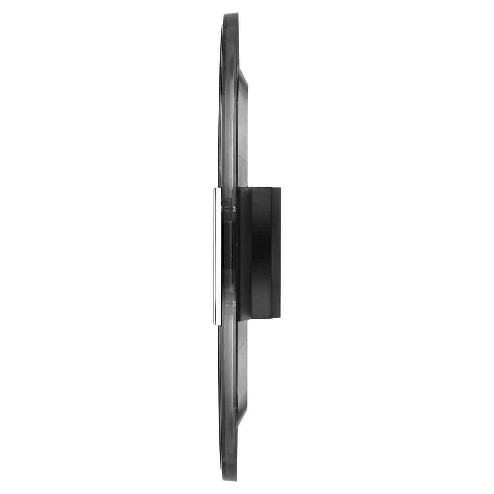 Titan Contemporary Multicoloured Wall Clock with a partly Semi-transparent Dial 33.80 x 33.80 cm (Medium Size)