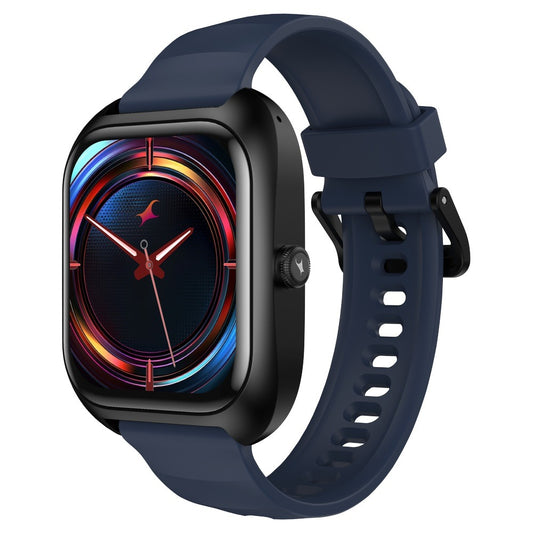 Fastrack VOX Plus - 4.69 cm Ultra Vu Display, Offline Voice Commands, To do list, Functional Crown, IP68 Smartwatch
