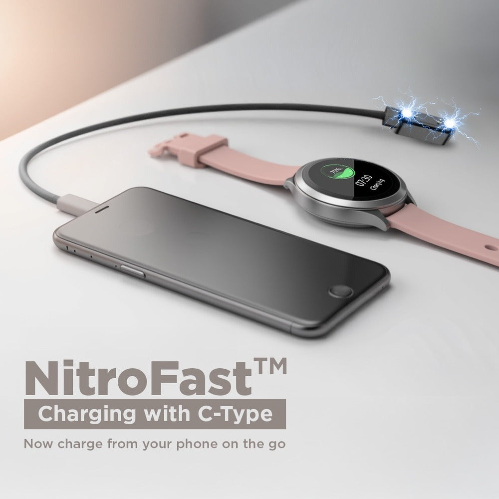 Fastrack VOX Pro Smartwatch 3.5CM Ultra Vu Display, Offline Voice Commands, Functional Crown,Multiple Menu Styles