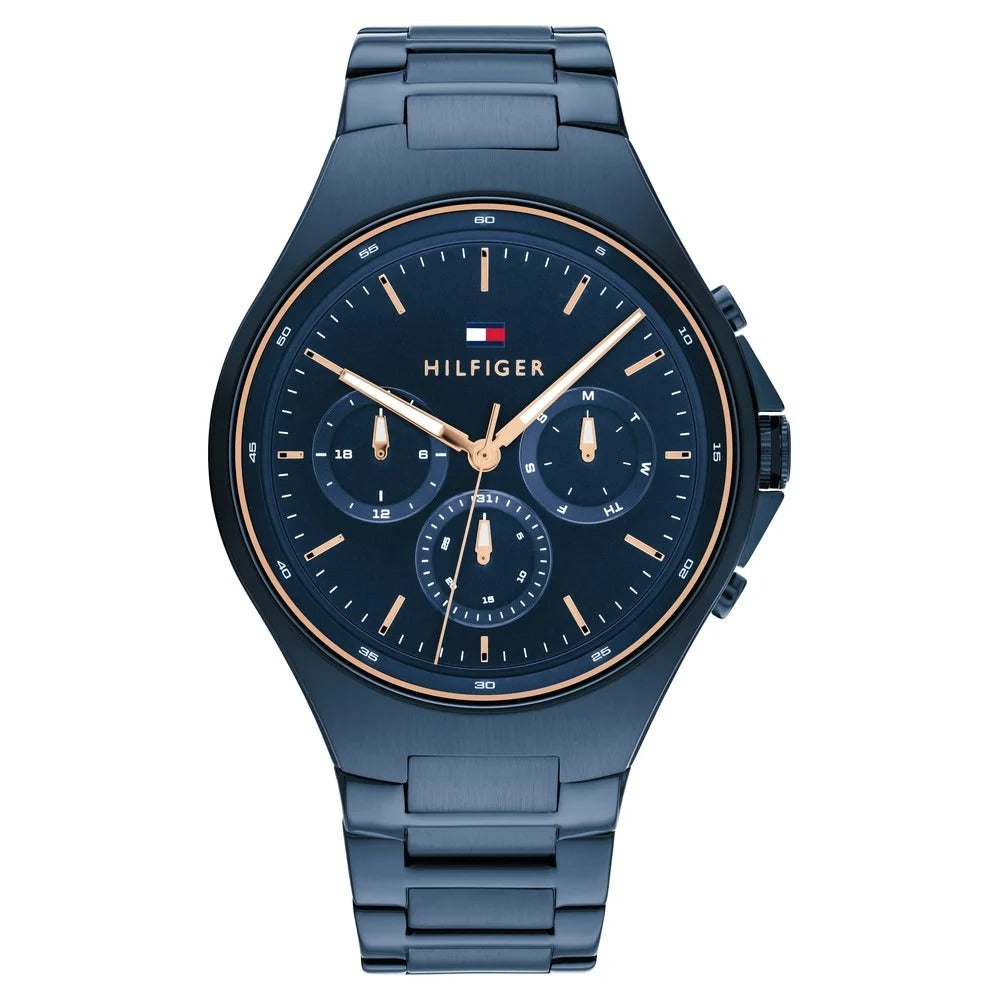 Tommy Hilfiger Blue Dial Blue Colour Stainless Steel Strap Watch for Men