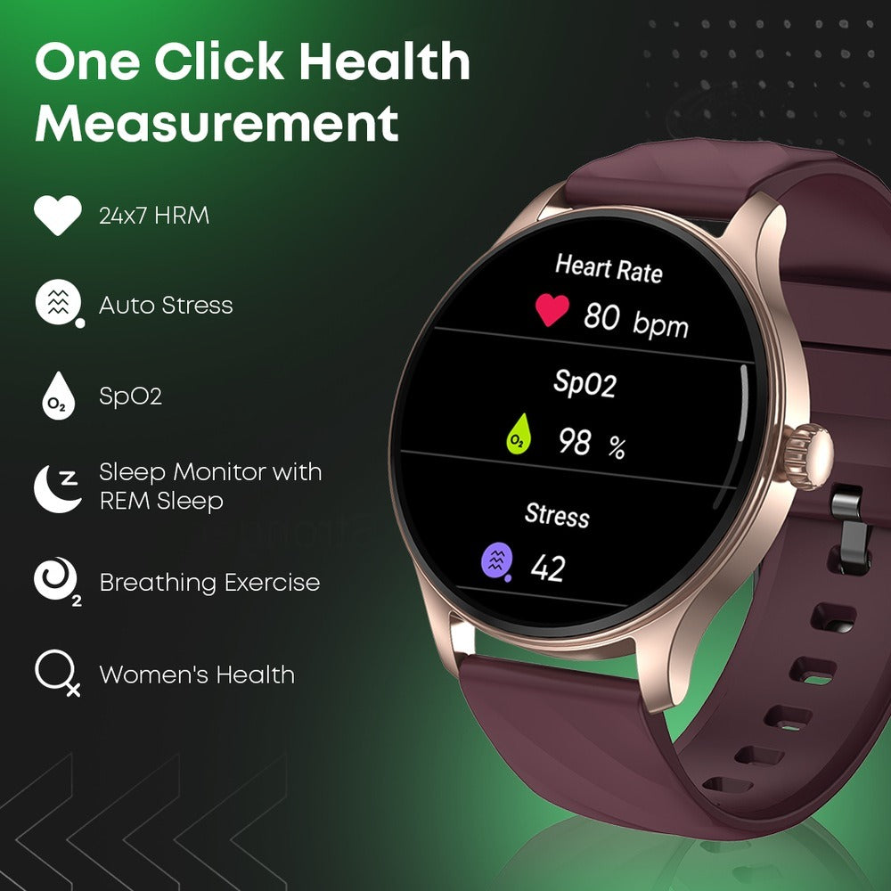 Fastrack Jupiter R1 With 3.50 cm, 100+ Sports Mode, IP68, Calculator, AI Voice Assistant, Fashion Smartwatch