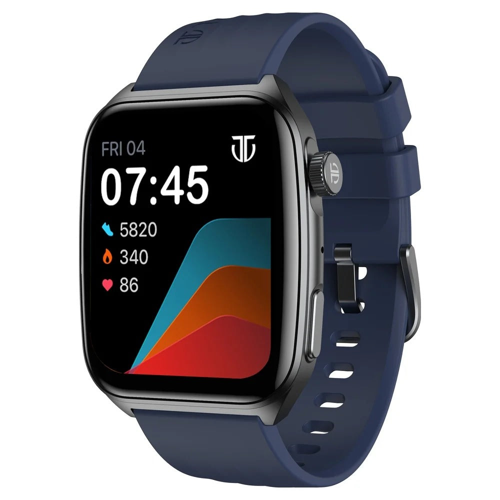 Titan Smart 4.0 Smartwatch with 1.93" AMOLED Display, Infinite AI Watch Faces, Smart Hydration, QR Hub HRM, SpO2