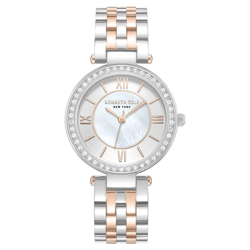 Kenneth Cole Quartz Analog Silver Dial Stainless Steel Strap Watch For Women