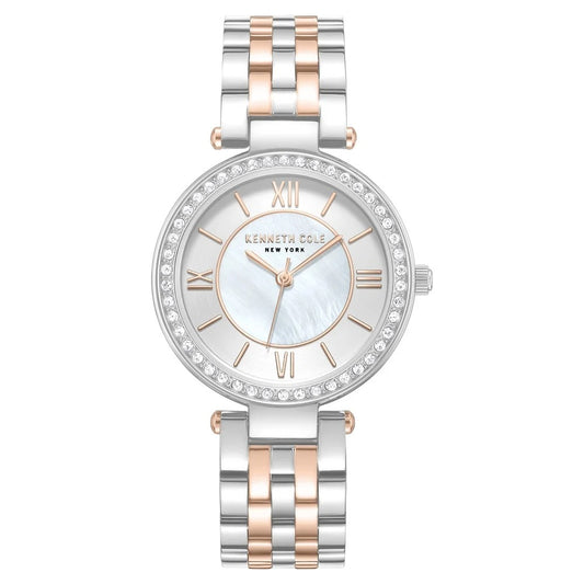 Kenneth Cole Quartz Analog Silver Dial Stainless Steel Strap Watch For Women