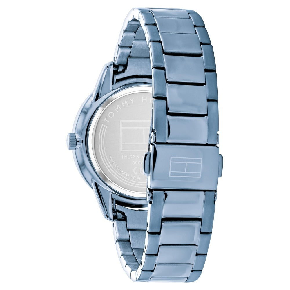 Tommy Hilfiger Quartz Analog Blue Dial Stainless Steel Strap Watch for Women